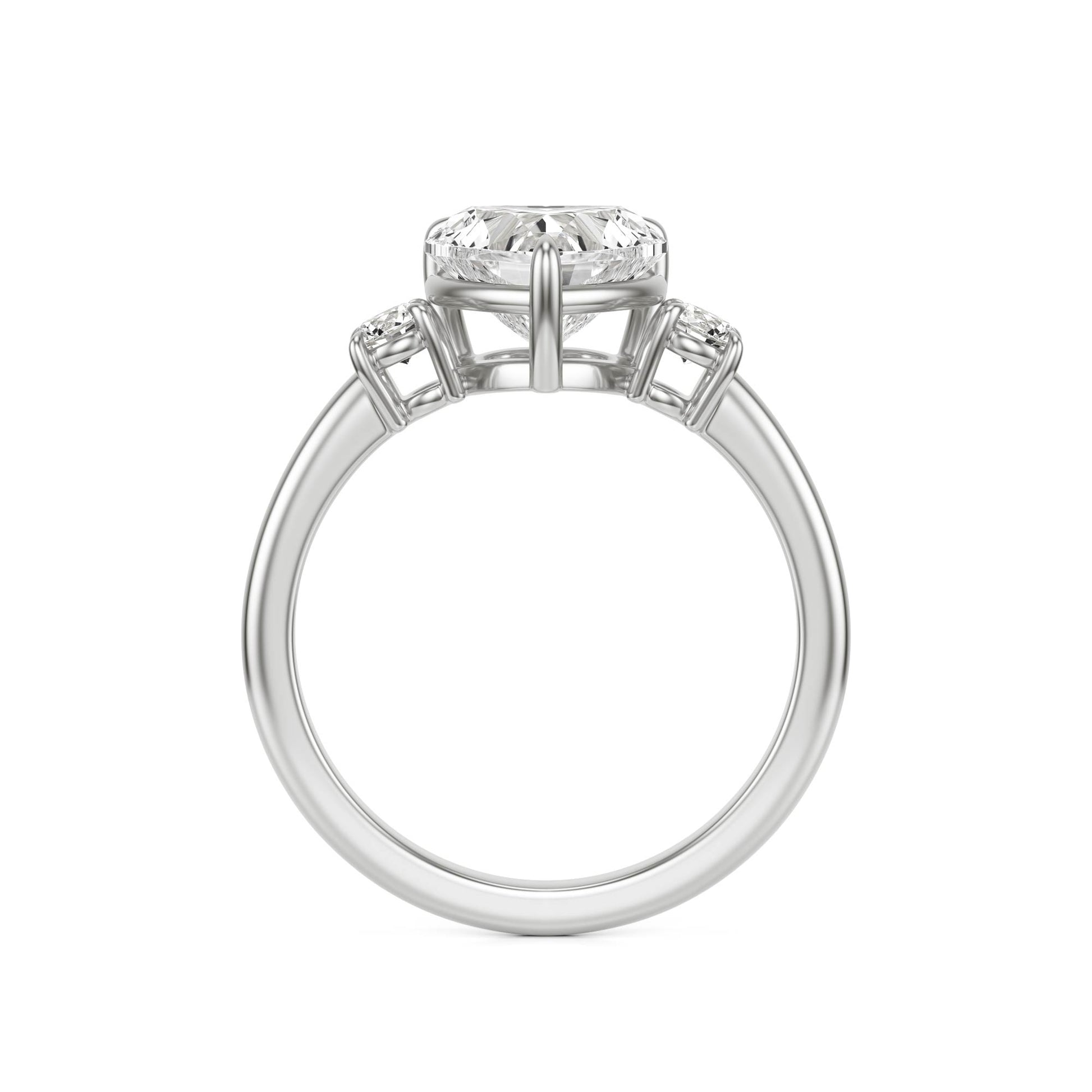 Heart Diamond Trio Platinum