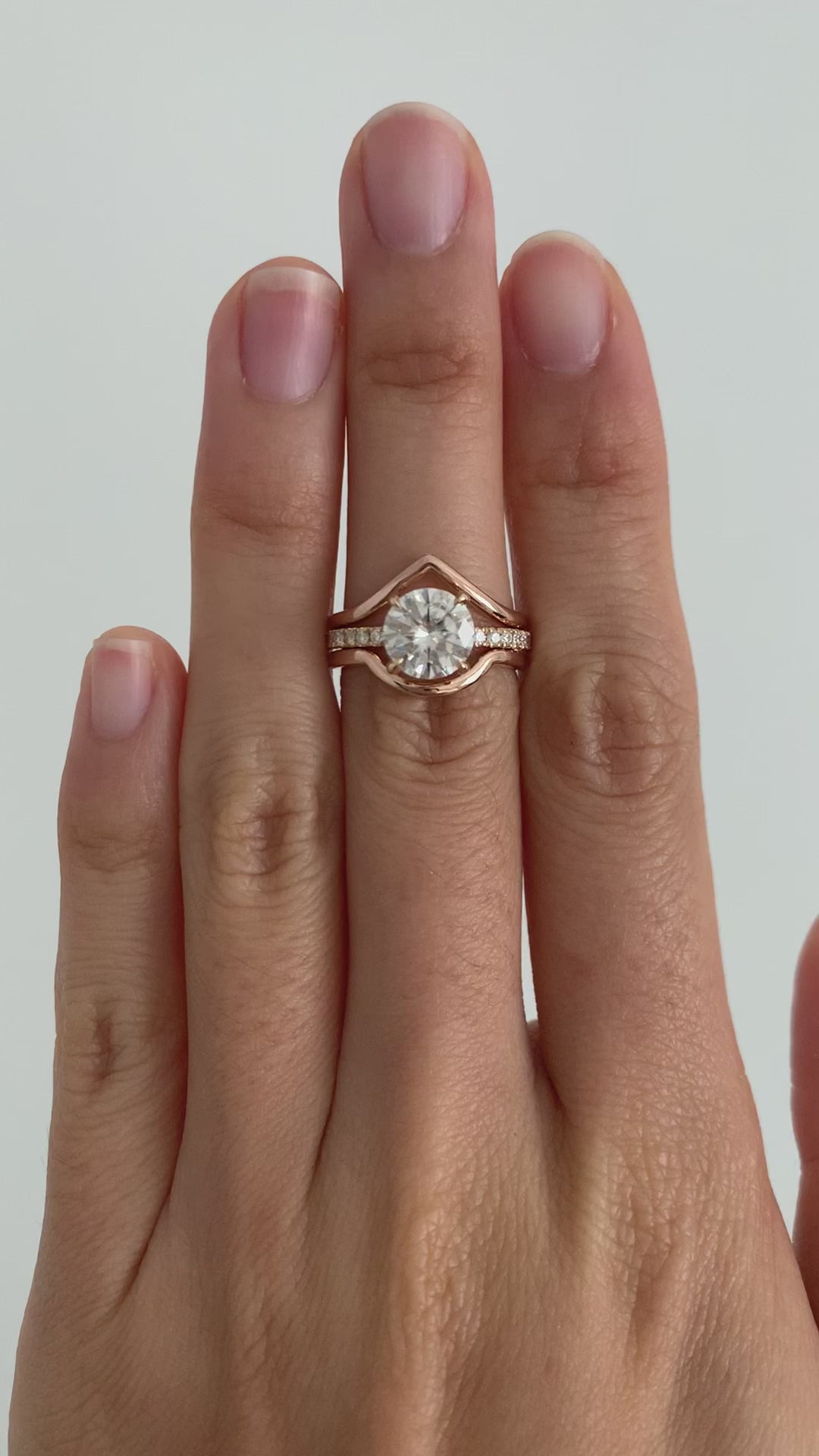 Soft Point Plain Curved Wedding Band