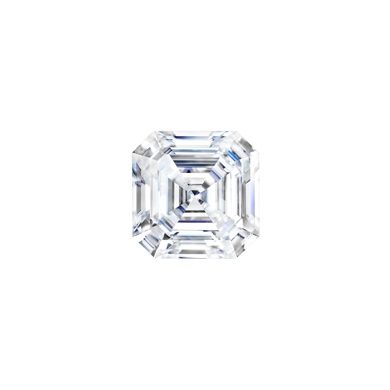 The Asscher Loose Moissanite Gema Co