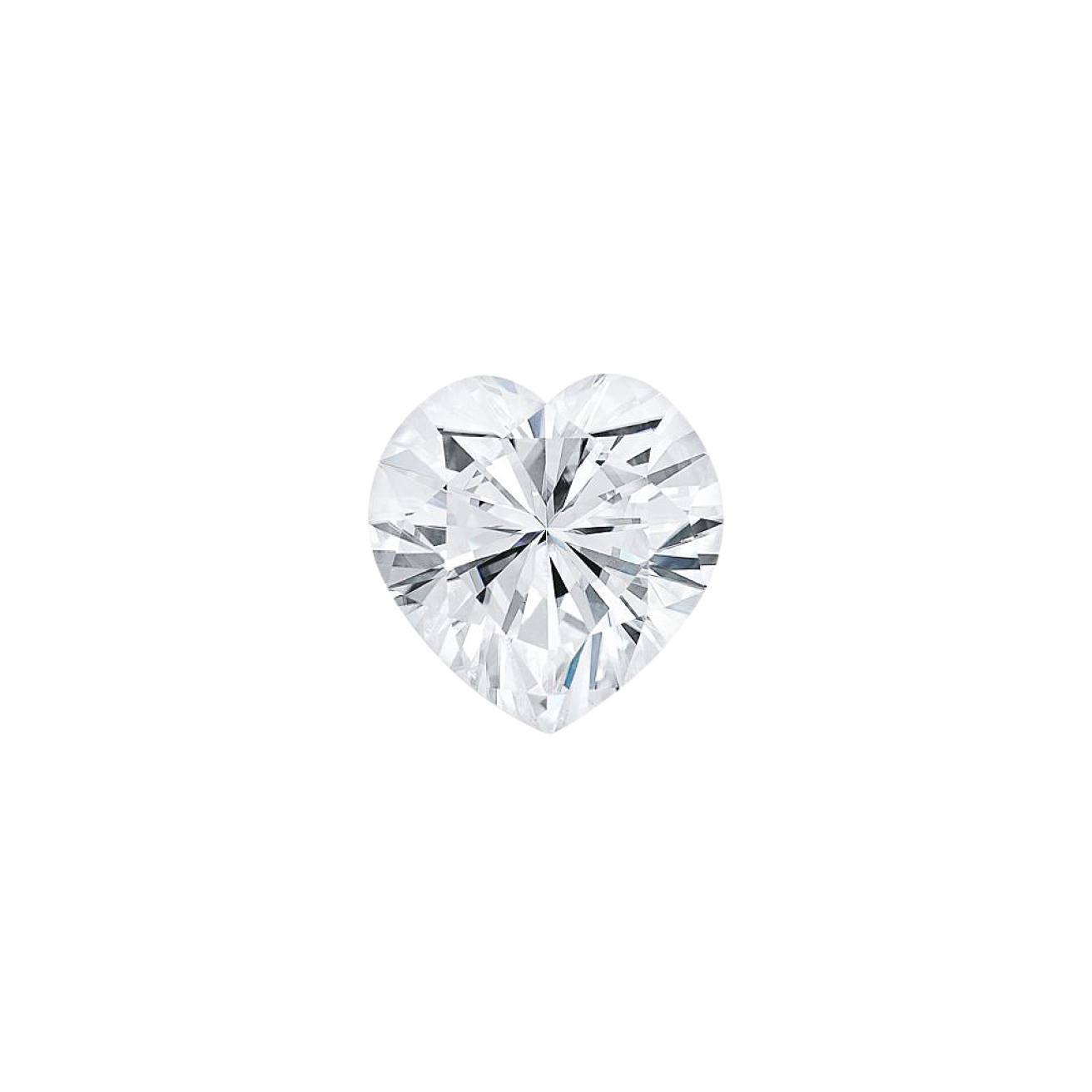 The Heart Loose Moissanite Stone Gema&Co