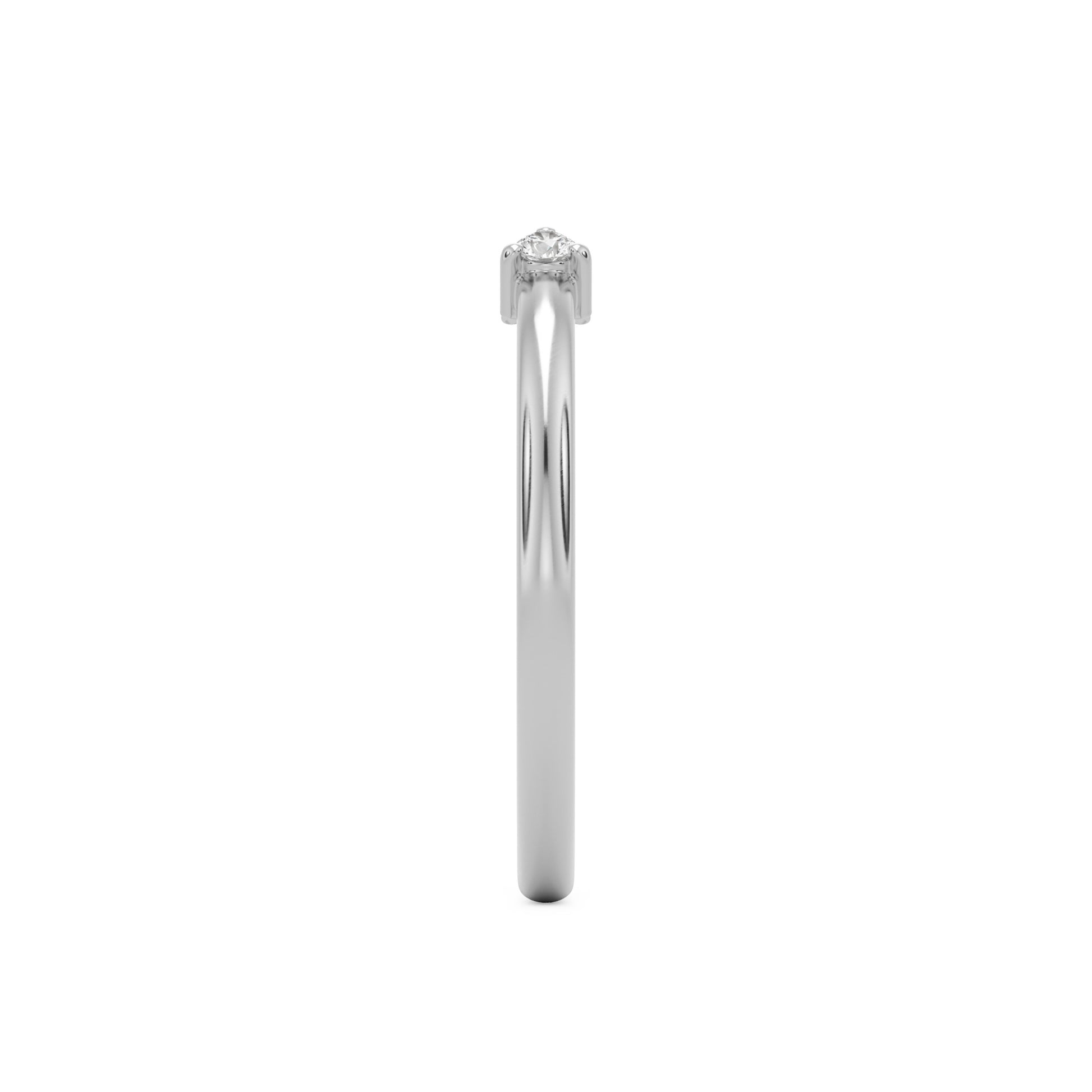 the open two stone wedding band platinum