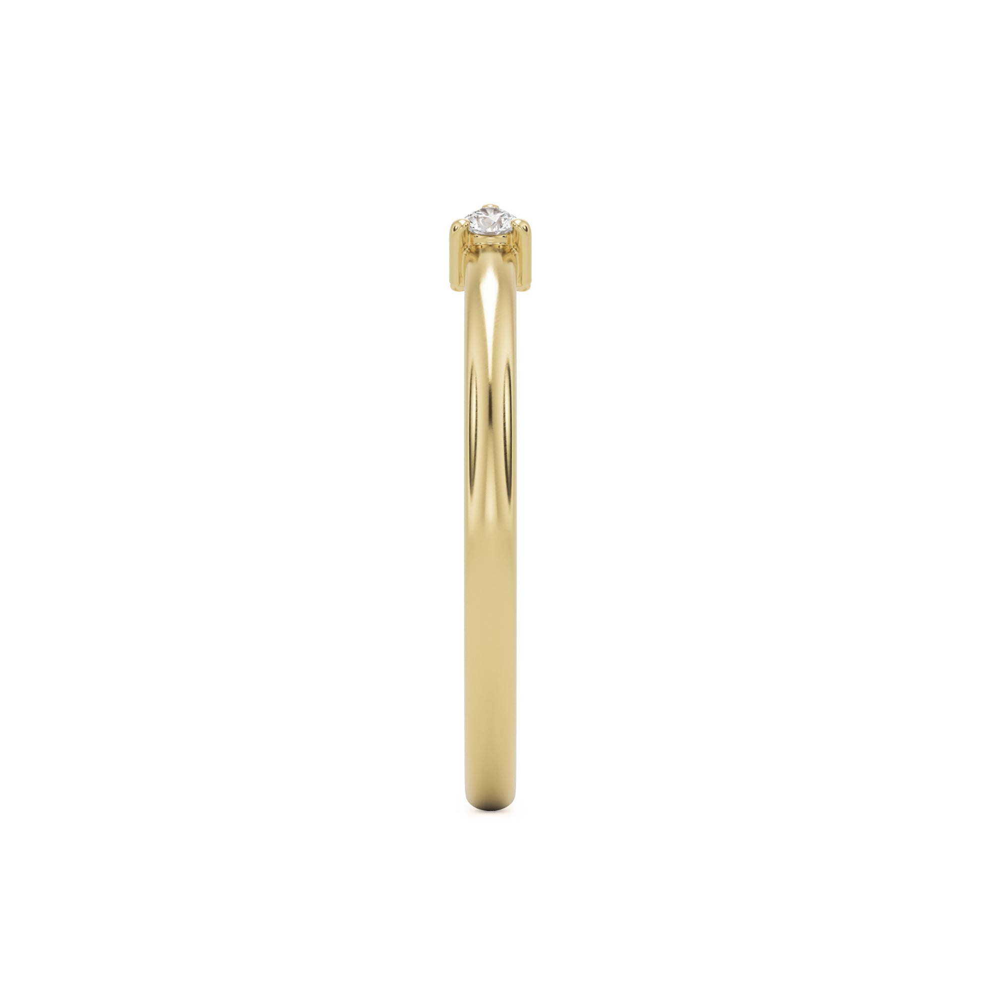the open two stone wedding band 14k yellow gold