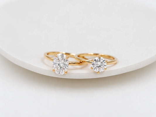 Oval vs. Round Lab-Grown Diamonds: Which Engagement Ring Shape Is Right for You?