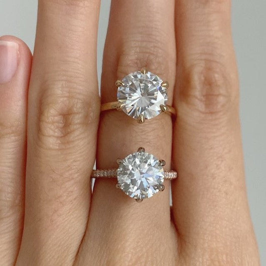 moissanite rings vs diamond