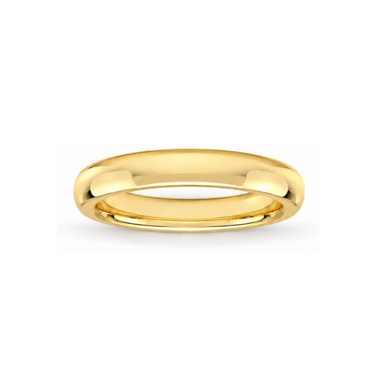 3mm Men's Wedding Band 14k yellow gold