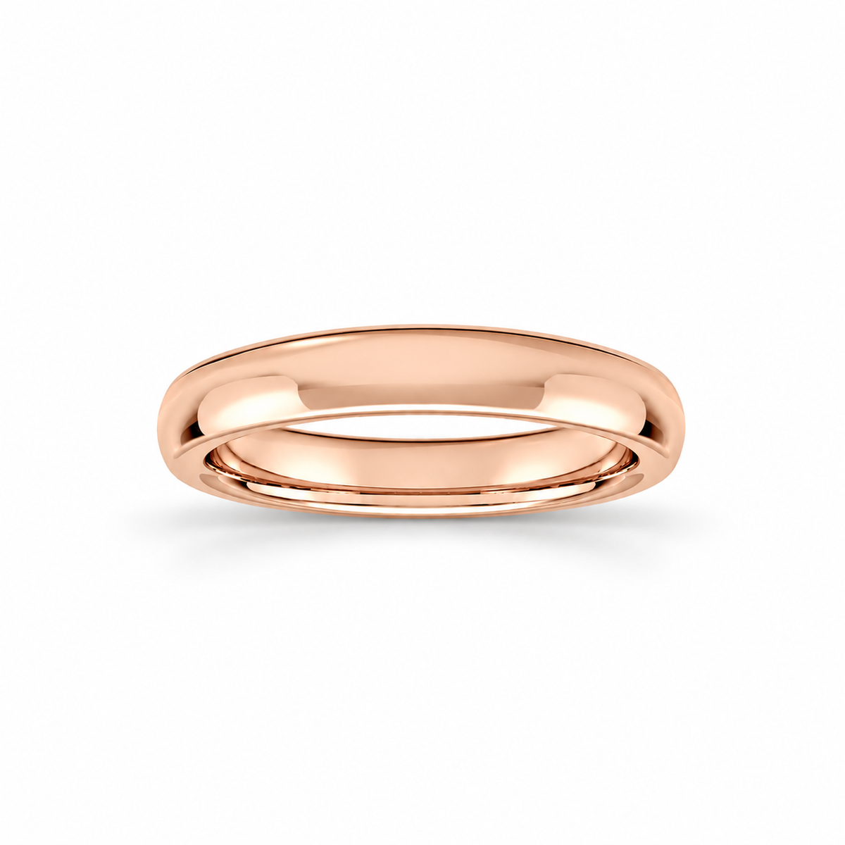 3mm Men's Wedding Band 14k rose gold