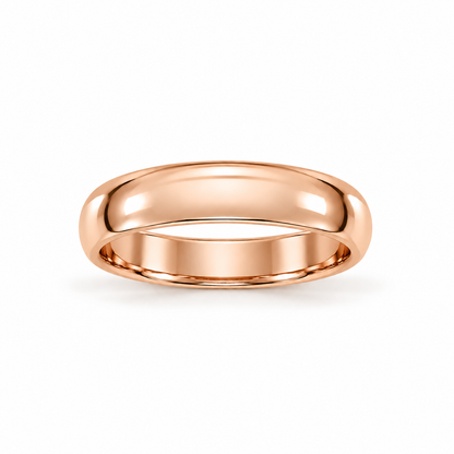 5.5mm Men's Plain Band 14k rose gold