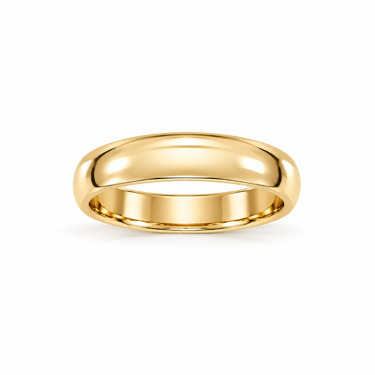 5.5mm Men's Plain Band 14k yellow gold