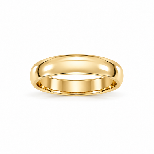 5.5mm Men's Plain Band 14k yellow gold