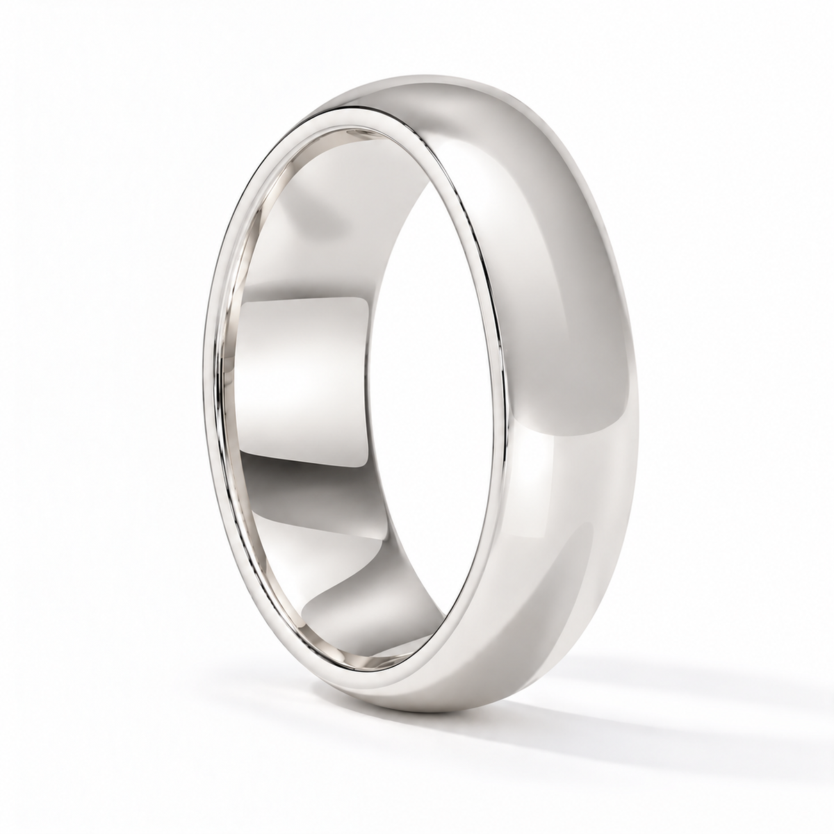 5.5mm Men's Plain Band platinum