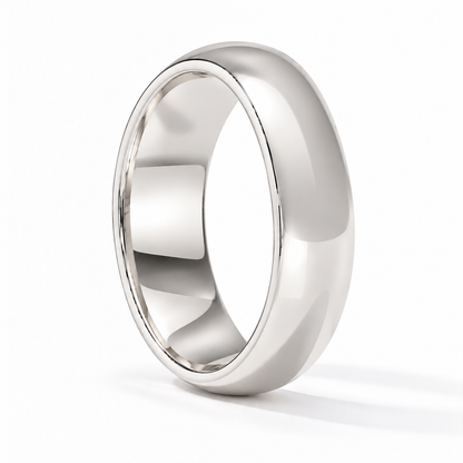 5.5mm Men's Plain Band platinum