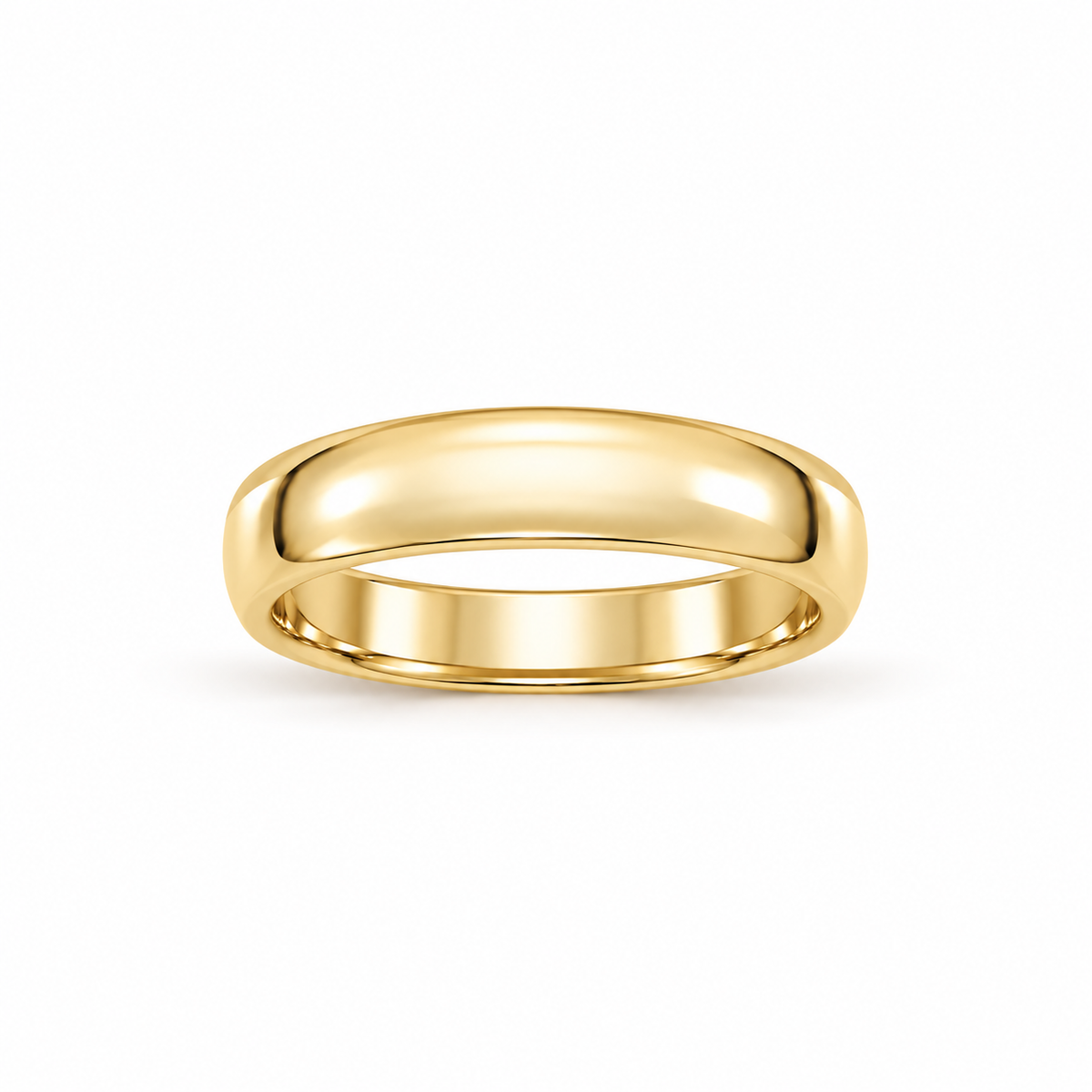 5mm Men's Wedding Band 14k yellow gold