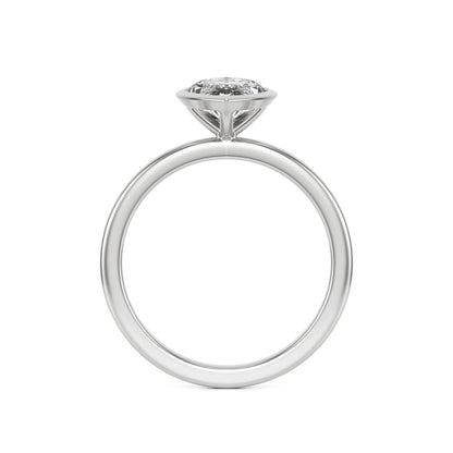 Marquise Diamond Bezel Platinum