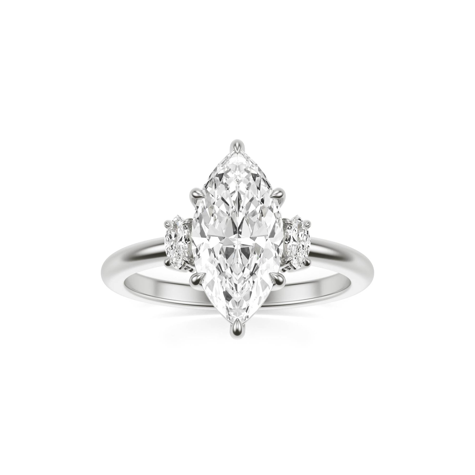 Marquise Diamond Trio Platinum