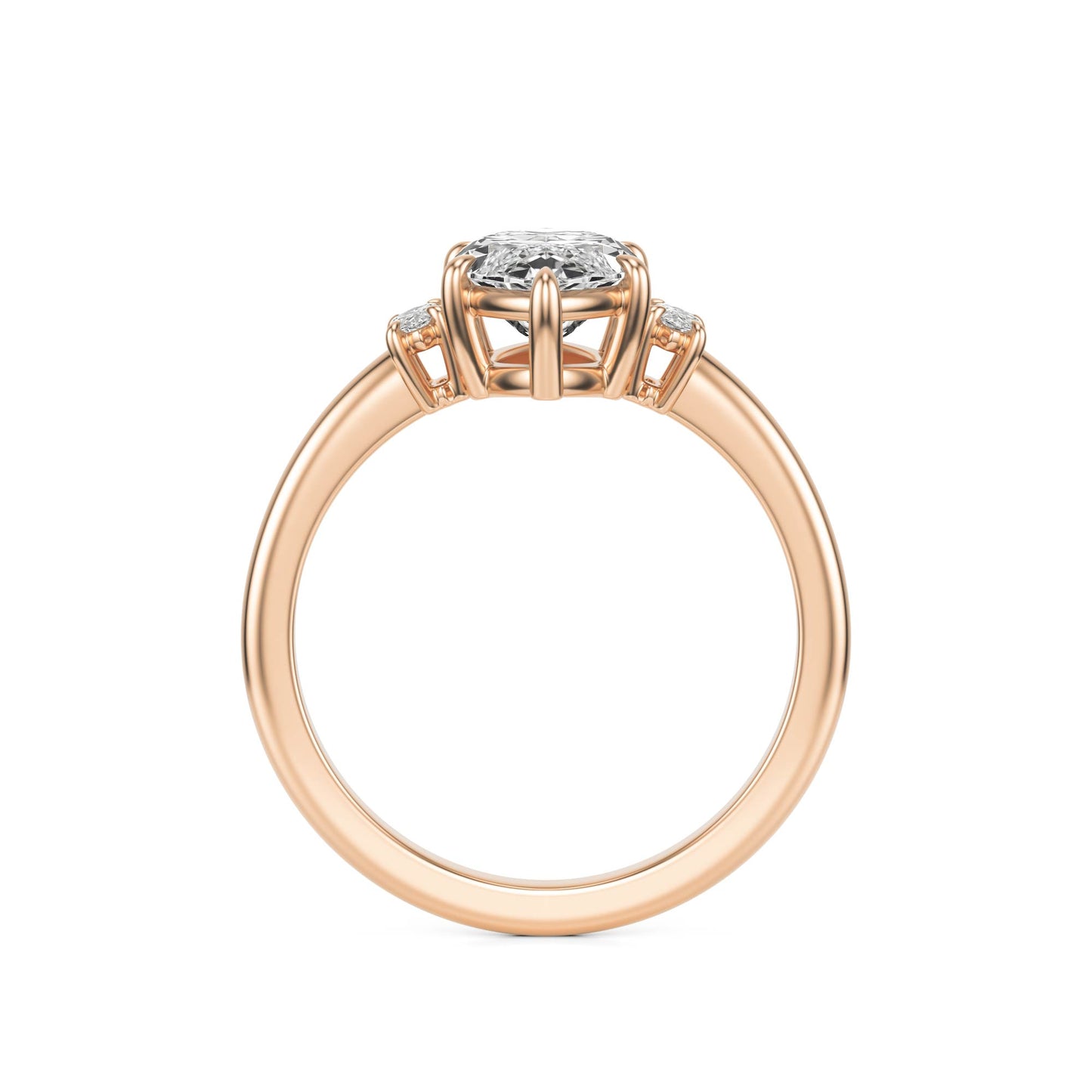 Marquise Diamond Trio 14K Rose Gold