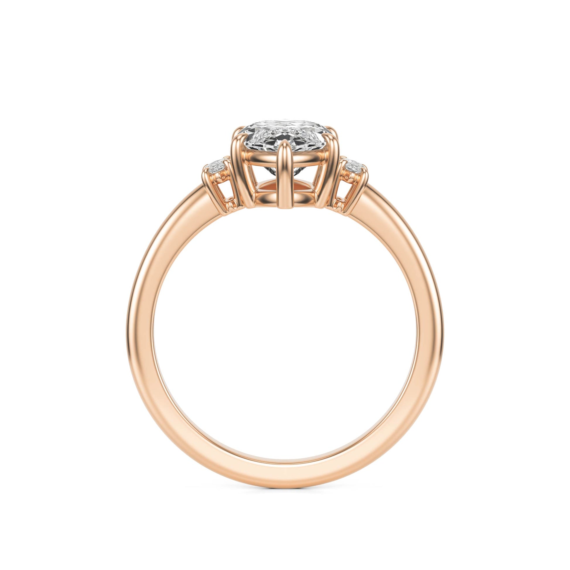 Marquise Diamond Trio 14K Rose Gold