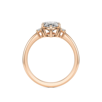 Marquise Diamond Trio 14K Rose Gold