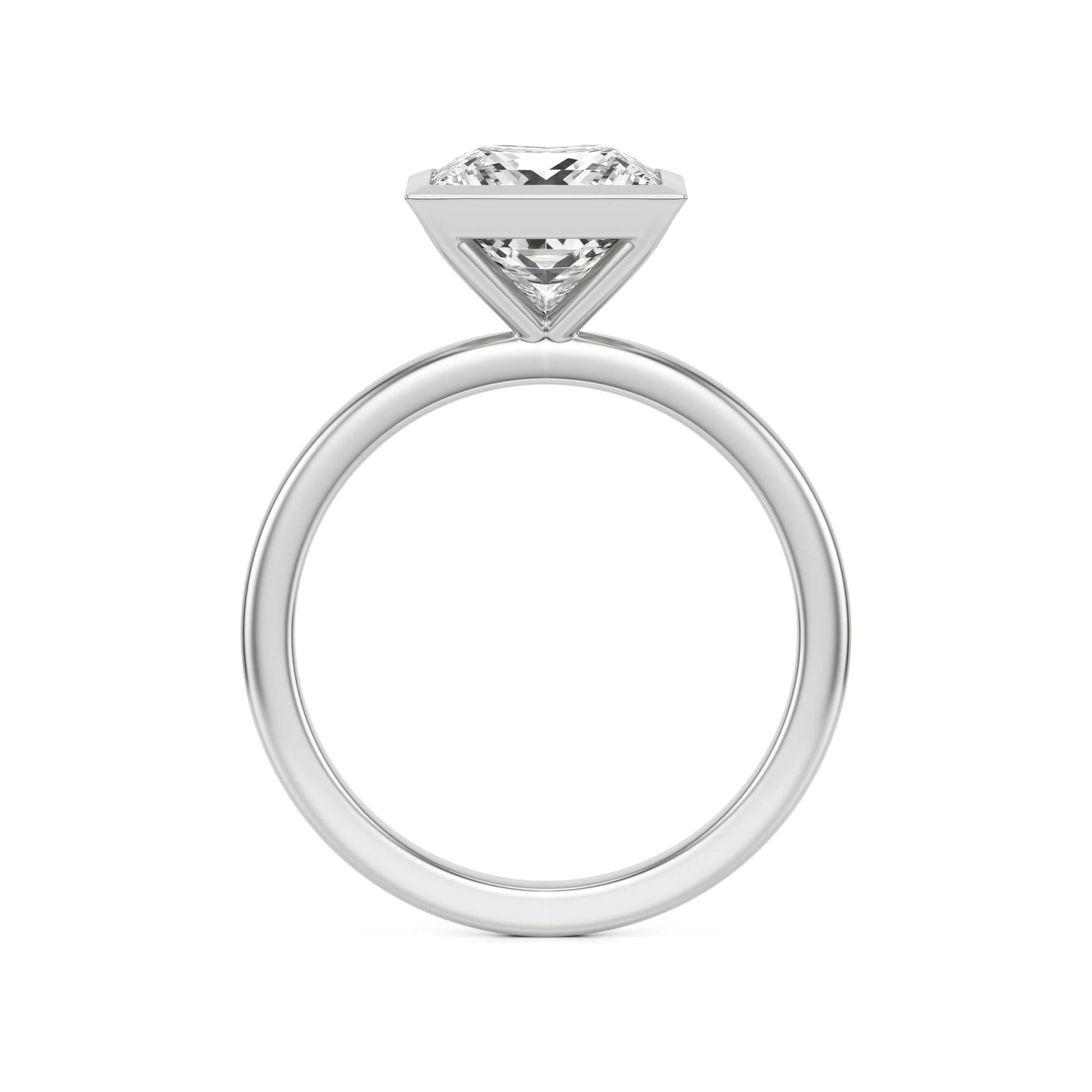 Princess Diamond Bezel Platinum