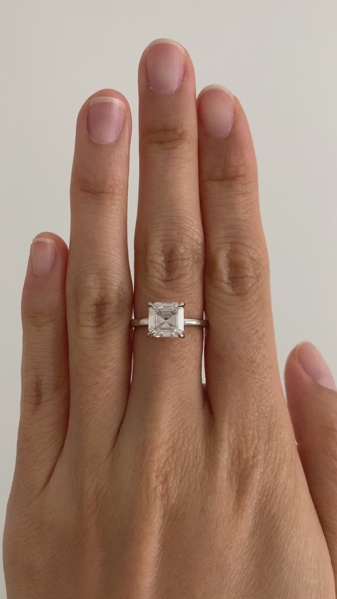 2 CT Asscher Cut Lab Diamond Engagement Ring,Asscher Solitaire Ring,Promise Ring,Gift For Her,Asscher Cut hot Diamond Ring,Lifestyle Ring.