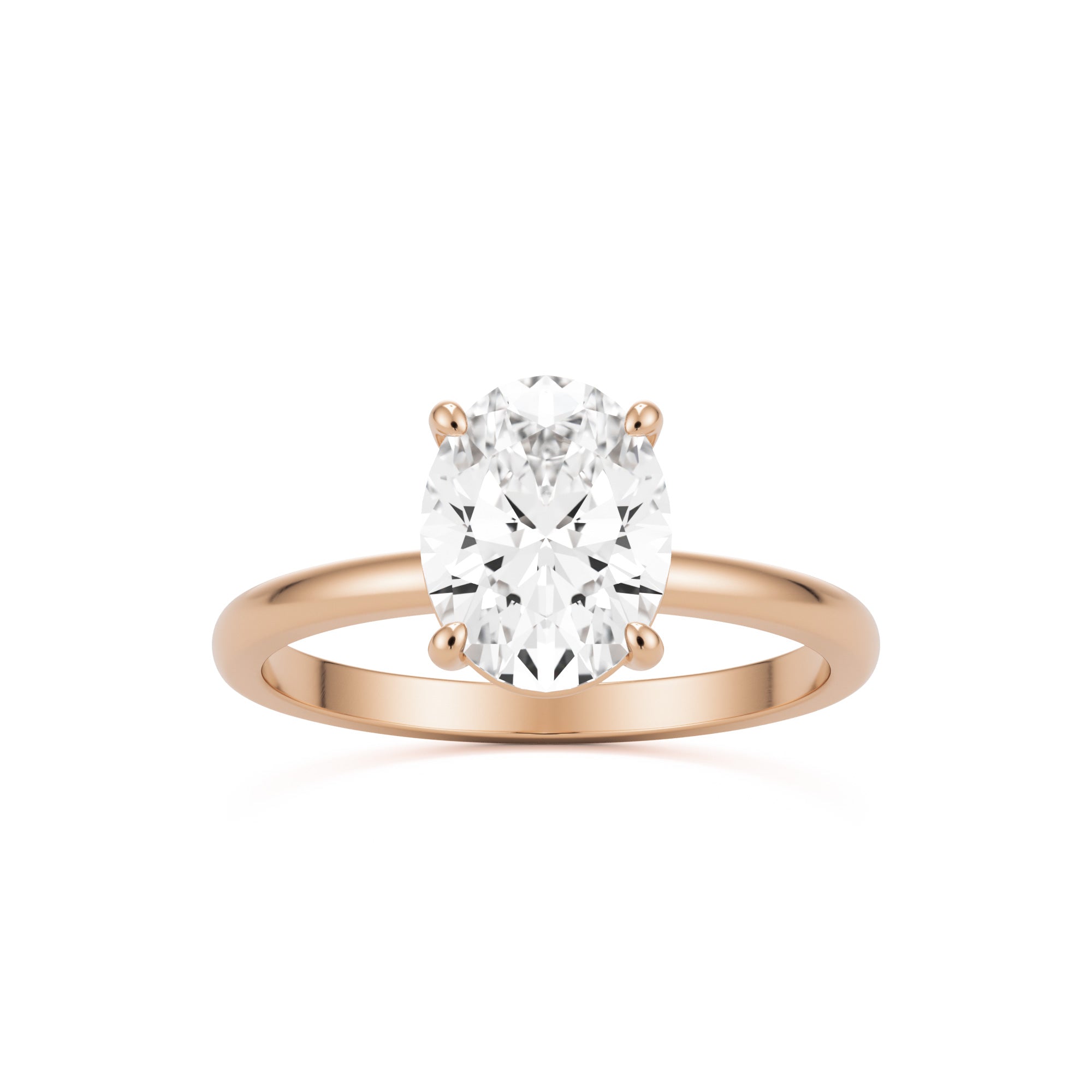 Which wedding band would pair well with solitaire elongated