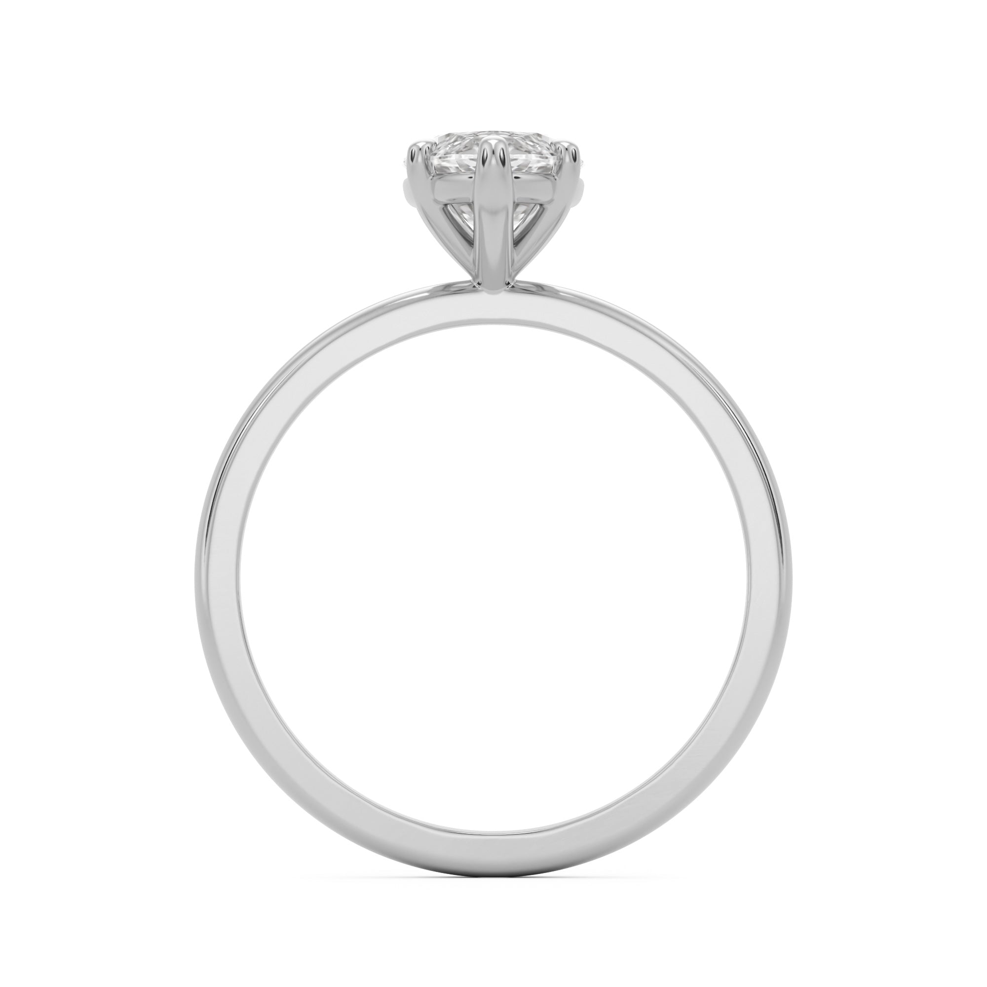 The Marquise Solitaire Moissanite Engagement Ring | Gema&Co