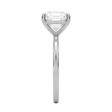 asscher plain platinum