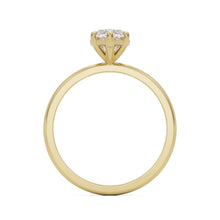 marquise moissanite plain 14k yellow gold