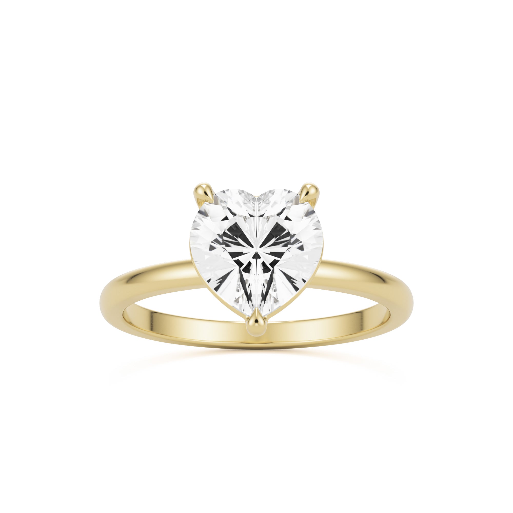 Designer Platinum Heart Diamond Ring JL PT R 8151
